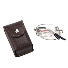 1Pc Unisex Fashion 150 Foldable Reading Glasses Presbyopia Glasses w/ Case