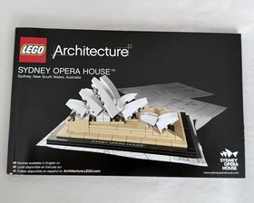 LEGO Architecture Sydney Opera House 21012 Complete w/ Manual (NO BOX) (RETIRED)