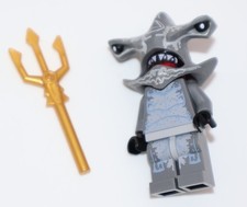 LEGO Atlantis Minifigure - Hammerhead Shark Warrior with Trident - 