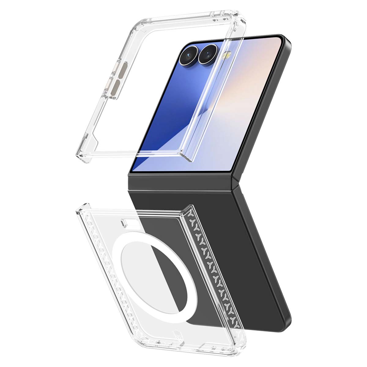 Coque transparente premium Galaxy Z Flip 7 Force Case Duo antichoc