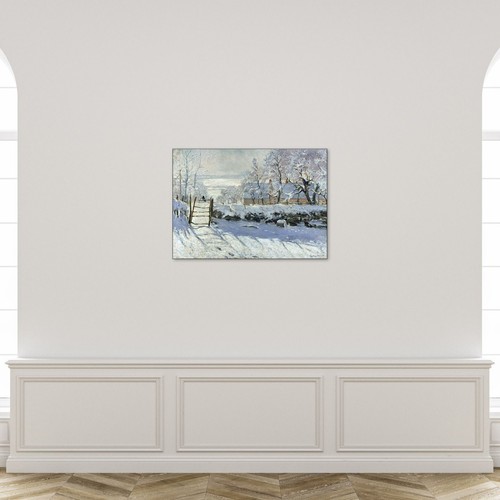 Lupia - Quadro su Tela 70x100 cm THE MAGPIE - MONET - Foto 5 di 9