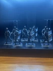 Eight GI Joe 30th Anniversary COBRA SHOCK TROOPERS Figures Loose Lot