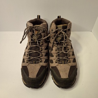 Mens Columbia Crestwood Mid WP Hiking Cordovan Brown Boots  display picture 3
