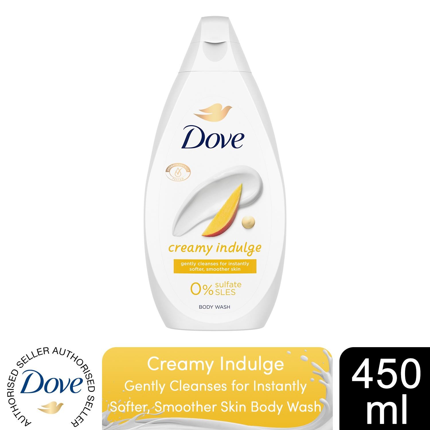 Dove Body Wash Creamy Indulge Moisturising Shower Gel, 450 ml