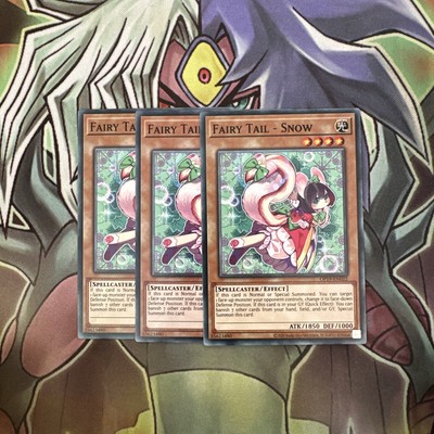 OP19-DE022 x3 Fairy Tail - Snow Common Top Zustand Yugioh