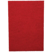 Case of 5 Sanico MVP Lead Off 14" x 28" Red Buffing Floor Pad