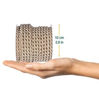 SeidenbäNder Kordel 6Mm X 10M Perlmut Halbach ÖKo-Tex Made In Germany