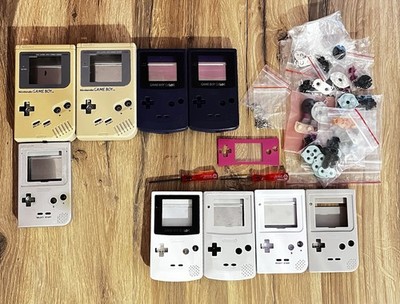 5 x Original Game Boy DMG-01 Classic + Color + Pocket Gehäuse 4 x Gameboy Shell