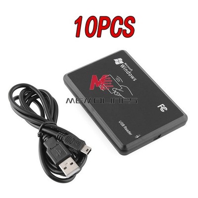 10 Sets 125Khz USB RFID Contactless Proximity Sensor Smart ID Card Reader EM4100
