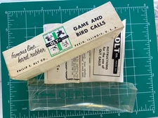 VINTAGE OLT GAME CALL EMPTY BOX CALLING INSTRUCTION ( RARE ) PEKIN, ILL