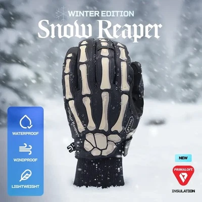 TACLAB Snow Reaper Waterproof Tactical Gloves – Winter Insulated, Windproof, Outdoor