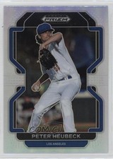 2022 Panini Prizm Draft Picks Silver Prizm Peter Heubeck #PDP164 0u66