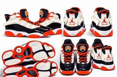 Size 5.5 (GS) - Jordan 6 Rings Mid White Black Team Orange