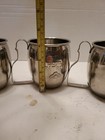 3 Tequila Patron Bee Logo Moscow Mule 4” Mug Cup Silver Tone Metal Bar ware Lot — photo 8
