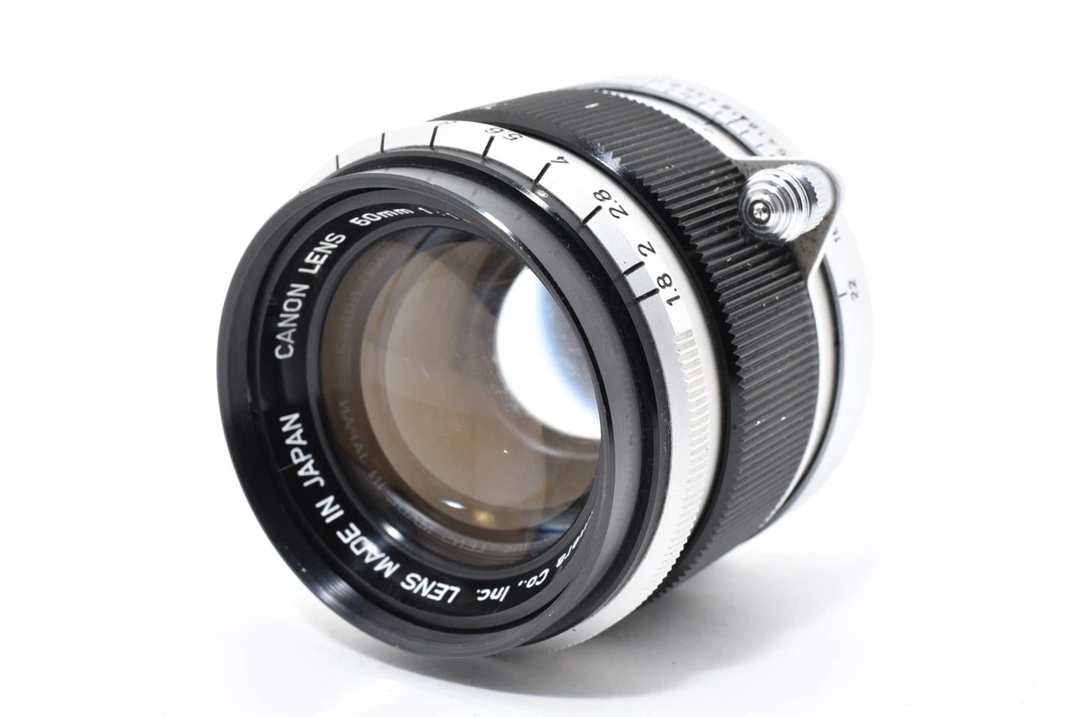 【中古】Canon キヤノン 50mm f/1.8 L39 ライカスクリューマウント Canon 