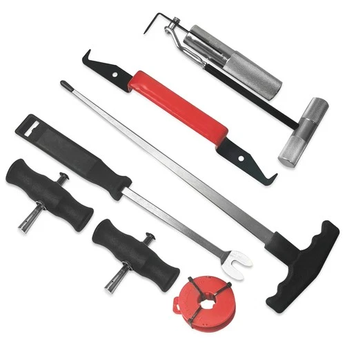 8PC WINDSCREEN REMOVAL TOOL KIT FOR BONDED AND RUBBERED SCREENS WINDSHEILD