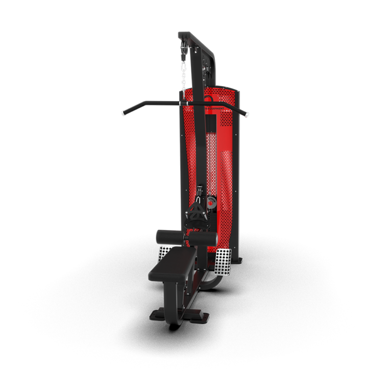 QLI LAT PULLDOWN SEATED ROW MACHINE
