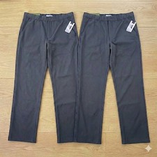 2 Pair Goodfellow Relaxed Tech Trousers Gray UPF 50 Wrinkle Resistant Sz Medium