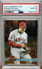 Topps 2021 Stadium Club Chrome 1991 Design Variation Ohtani #37 PSA 10