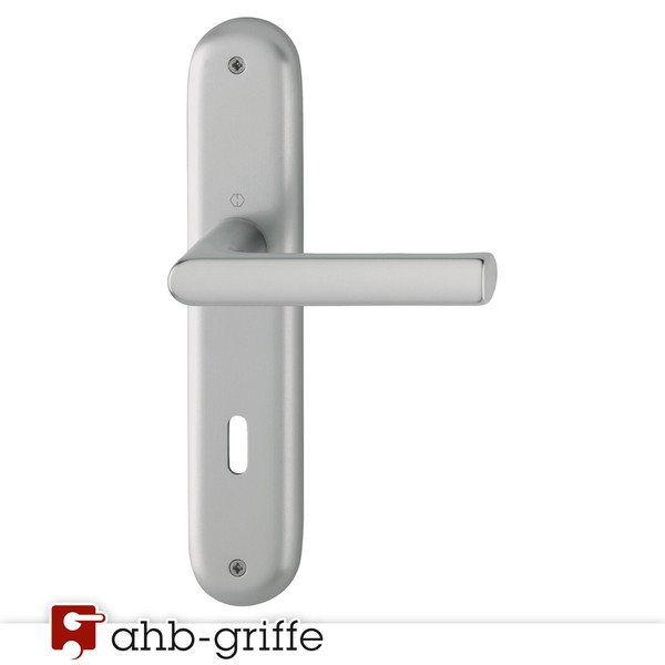 Hoppe TüRgriff Hamburg Langschild Alu Stahl Bb TüRdrüCker TüRbeschlag TüRklinke-image