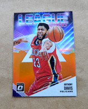 ANTHONY DAVIS ~~~ ( sp  /39 ) ORANGE PRIZM ~~~ 2018 donruss optic LEAGUE LEADERS