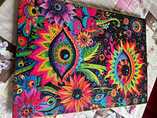 BBOLDIN Puzzle 1000 Teile Psychedelic Eyes Fa...