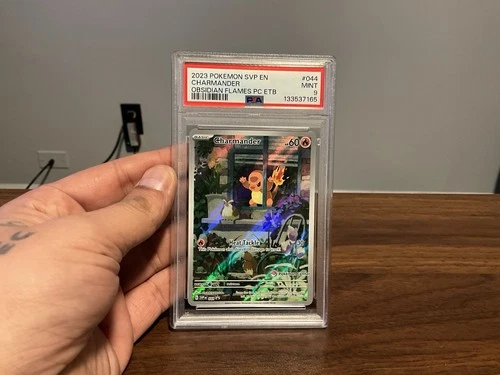 Charmander SVP 044 Obsidian Flames Pokemon Center ETB Stamped Promo PSA 9