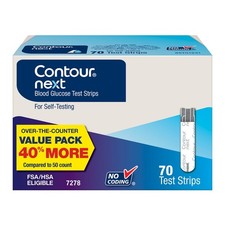 Contour Next Blood Glucose Diabetes Test Strips 70 Count Boxes Free Ship