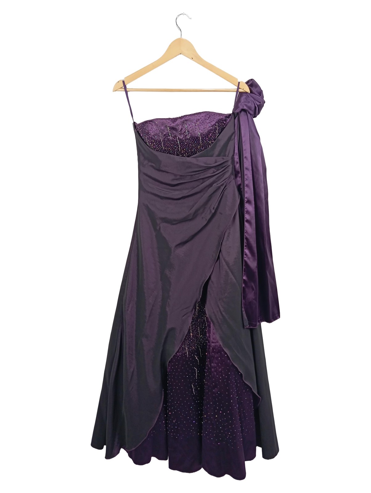Lissa Abendkleid Damen Violett Glitzer Gr. 2