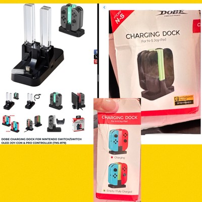 DOBE Charging Dock for Nintendo Switch N-S Joy-Pad Controller NEW GAMER ACC ATL