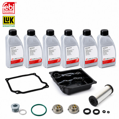 2 LUK Drucksensoren + Öl Filter Ölwanne für 7 Gang DSG DQ380 DQ381 DQ400 DQ500