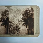 WW1 Military Stereoview C1916 Real Photo Turkey Gallipoli  Slope Comms Trench