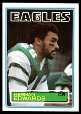 1983 Topps Herman Edwards Philadelphia Eagles #138
