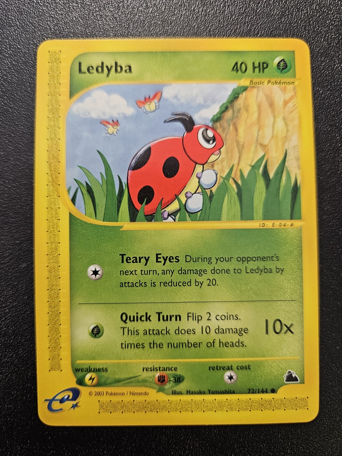 Pokemon Skyridge Ledyba 72/144 NEAR MINT