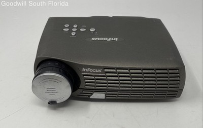 InFocus LP70 Plus Gray Small Portable Home Theater DLP Projector Not Tested