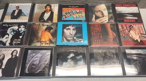 121 Classic Rock CD JOB Lot Springsteen Zeppelin Sting Who Imports! 80s 90s - Picture 15 of 22