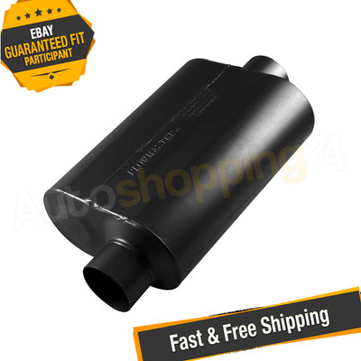 Flowmaster 853046 3.00 Offset In/Center Out Super 40 Series Chambered Muffler