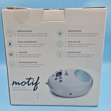 Motif AAA0013-20 Double Electric Breast Pump - White New Open Box