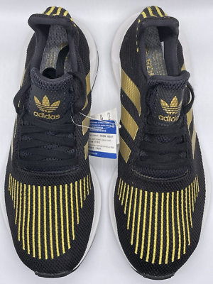 精悍!! Adidas ☆WOMEN'S ORIGINALS SWIFT RUN Adidas Swift Run WMNS Off White / Wonder Gold Met. - Aug