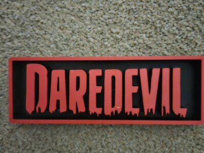 Daredevil Marvel Collectors Sign Display Quality Fast Free Shipping