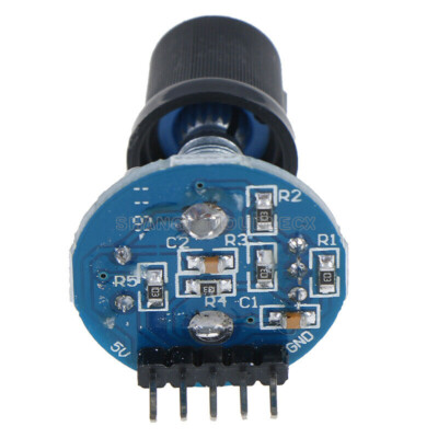 2 PCS 5V Rotary Encoder Rotating Potentiometer Knob Cap Control Switch
