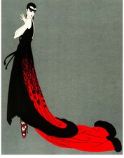 Erte: Splendeur 22x30 Archival Quality Fine Art Print