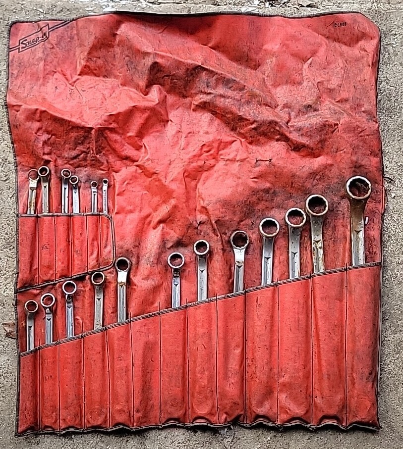 Vintage Snap On Wrench Set C-190B 18 Piece Kit LOT | eBay