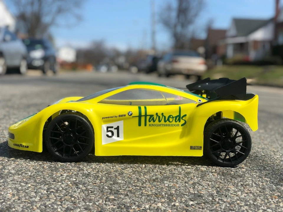 0122 McLaren 2 1/8 Scale RC Car GT 325mm body Hobao  Slash Delta Plastik - Image 2 of 4