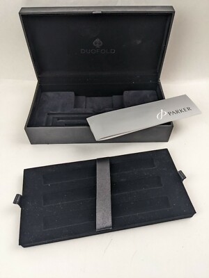Parker Duofold -  Fountain Pen Box Set Only - New - BEAUTIFUL-  BOX ONLY