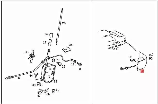 W140 antenna 2024