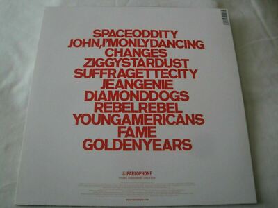 CHANGESONEBOWIE VINYL LP ALBUM 2016 PARLOPHONE RECORDS 180 GRAM