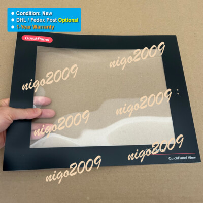Fit GE FANUC QuickPanel View IC754VGL12CTD-ED ES1222 Overlay 1-Year Warranty *