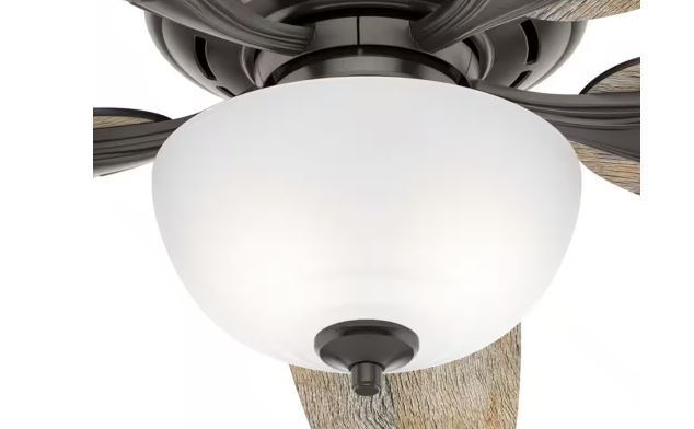 チンバウ  CONTEMPORANEA Hunter 53367 Channing 54 in. LED Indoor Easy Install Brushed