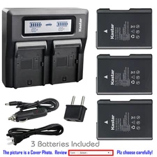 Kastar Battery LCD Dual Fast Charger for Nikon EN-EL14 MH-24 & Nikon D5600 DSLR